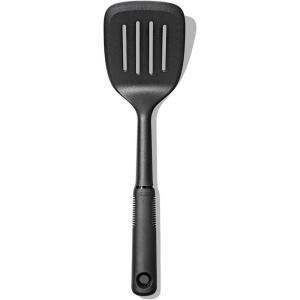 OXO Good Grips Nylon Ladle, Black, One Size(Square Turner)