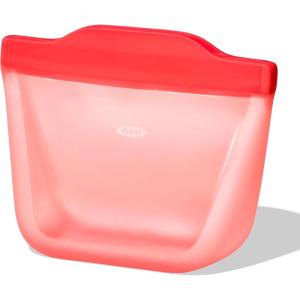 OXO Good Grips Silicone Reusable Bag – Gallon Bag (128 oz) – Oat(Watermelon)