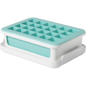 OXO Good Grips Silicone Small Ice Cube Tray with Lid | Ideal for Cocktails(Small Cubes)