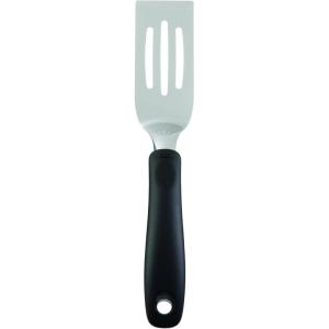 OXO Good Grips Stainless Steel Cut and Serve Turner, Black(Stainless Steel Turner)