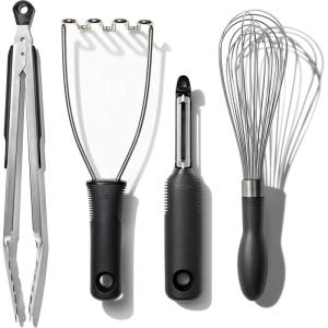 OXO Good Grips Stainless Steel Essential 4-Piece Kitchen Gadget Set