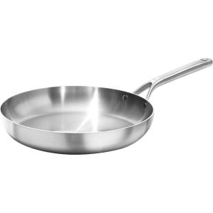 OXO Mira Tri-Ply Stainless Steel, 8″ Frying Pan Skillet, Induction, Multi Clad, Dishwasher and Metal Utensil Safe(12″ Frying Pan Skillet)