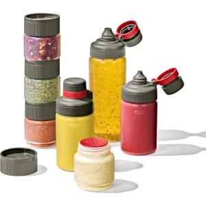 OXO Outdoor Leakproof Squeeze Bottle Set(Shaker & Squeeze Bottle Set)