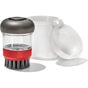 OXO Outdoor Soap Dispensing Dish Brush with Storage Case