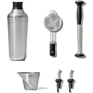 OXO Steel 6-Piece Barware Set