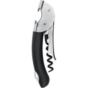 OXO Steel Double Lever Waiter’s Corkscrew,Silver/Black,1 CT(Silver/Black)