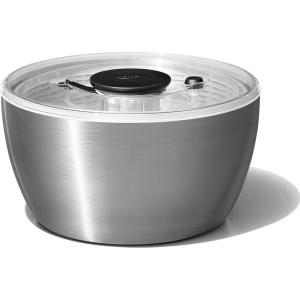 OXO Steel Salad Spinner(6-2/74-Quart)