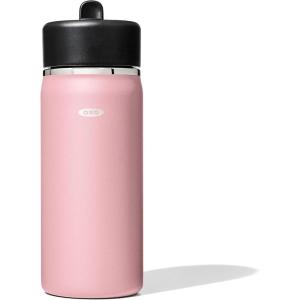 OXO Strive 20oz Wide Mouth Water Bottle with Straw Lid – Citrine(Rose Quartz)