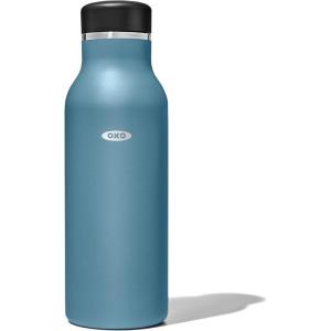 OXO Strive 24oz Insulated Water Bottle with Standard Lid – Slate(Aquamarine)