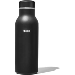 OXO Strive 24oz Insulated Water Bottle with Standard Lid – Slate(Onyx)