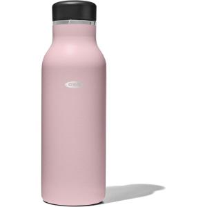 OXO Strive 24oz Insulated Water Bottle with Standard Lid – Slate(Rose Quartz)
