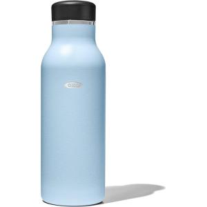 OXO Strive 24oz Insulated Water Bottle with Standard Lid – Slate(Topaz Blue)