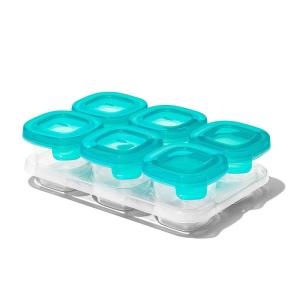 OXO Tot Silicone Baby Blocks m- 2 oz. – Teal(1 Count (Pack of 1))