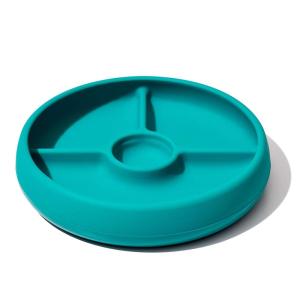 OXO Tot Silicone Divided Plate Teal(Teal)