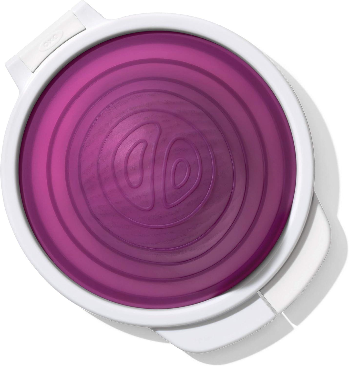 imageOXO Good Grips Cut amp Keep Reusable Silicone Lime SaverOnion Saver