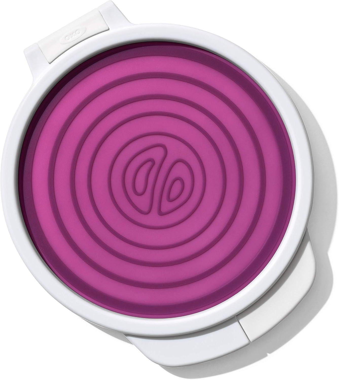 imageOXO Good Grips Cut amp Keep Reusable Silicone Lime SaverOnionLemon Saver Set