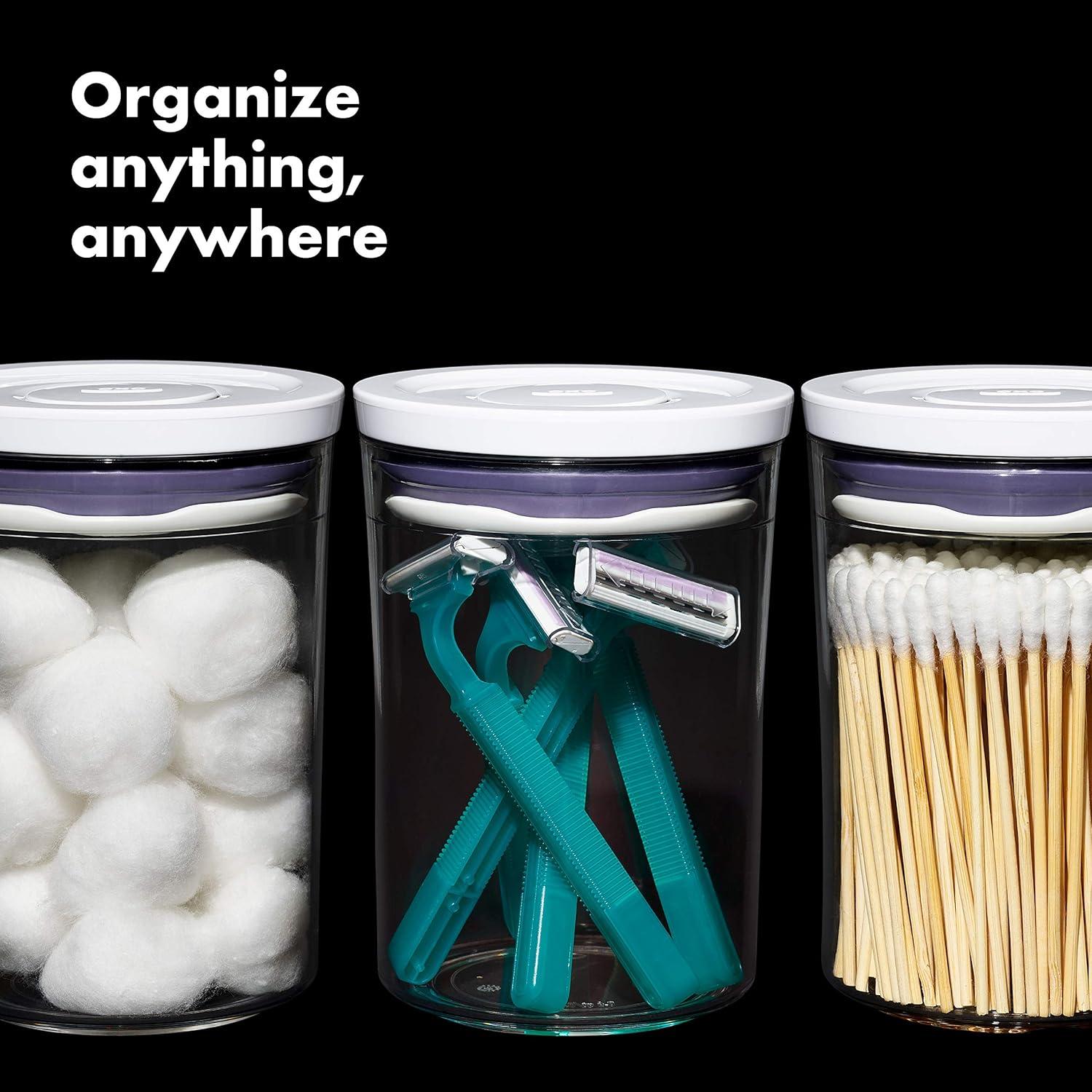 imageOXO Good Grips Round POP 203 Piece Graduated Set 15 33 52 qt included White3 pack 06 qt