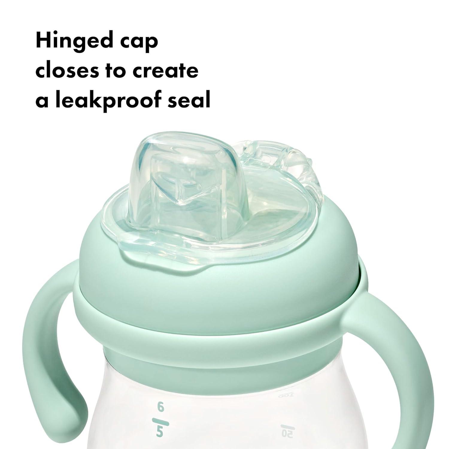 imageOXO Tot Transitions Soft Spout Sippy Cup with Removable Handles 6 oz OpalOpal