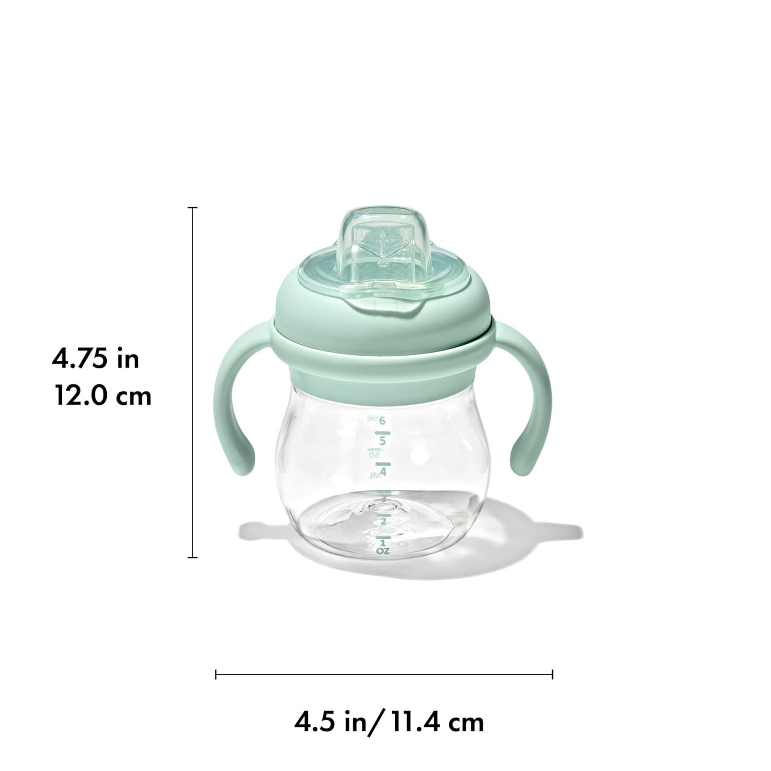 imageOXO Tot Transitions Soft Spout Sippy Cup with Removable Handles 6 oz OpalOpal