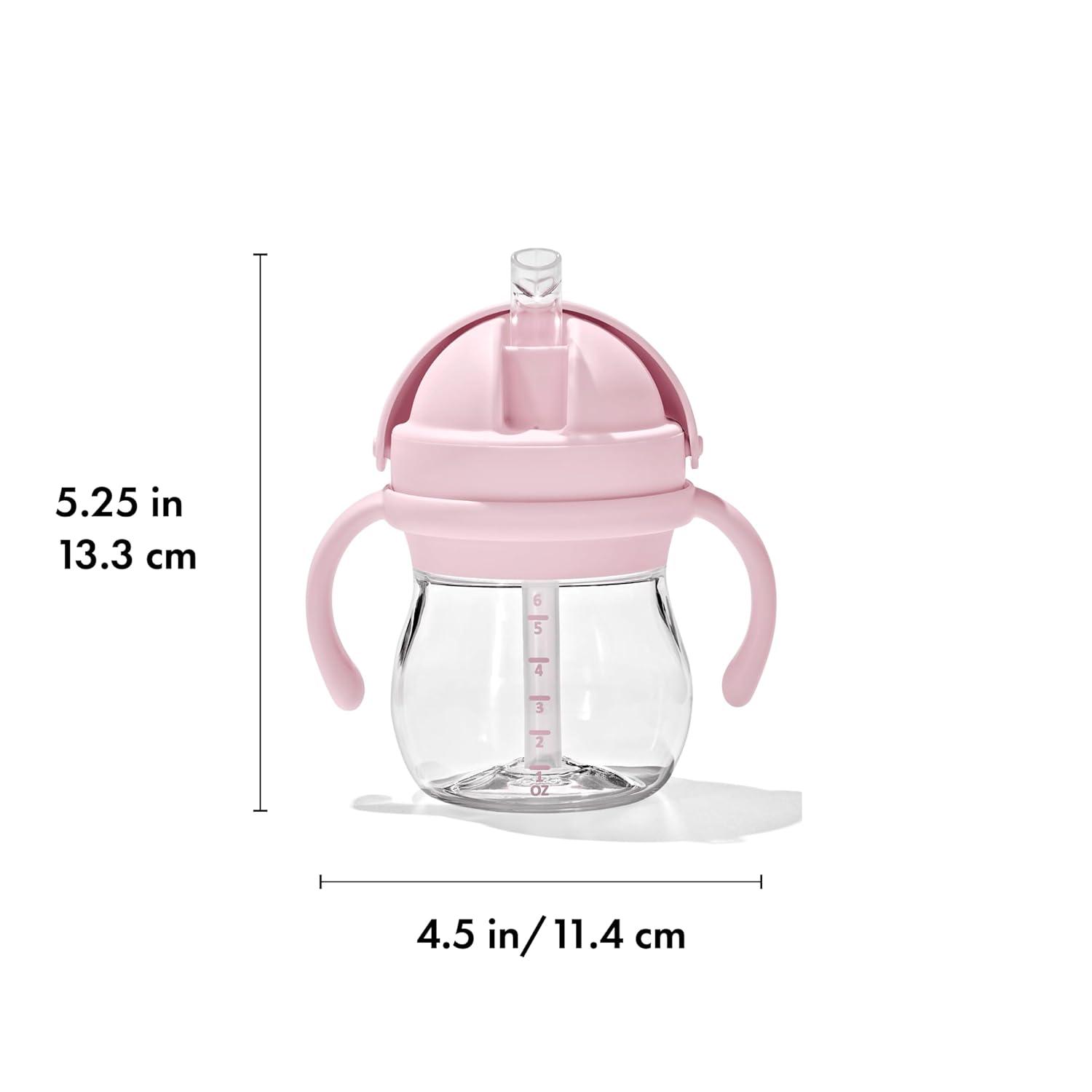 imageOXO Tot Transitions Straw Cup With Removable Handles 6 oz LilacBlossom