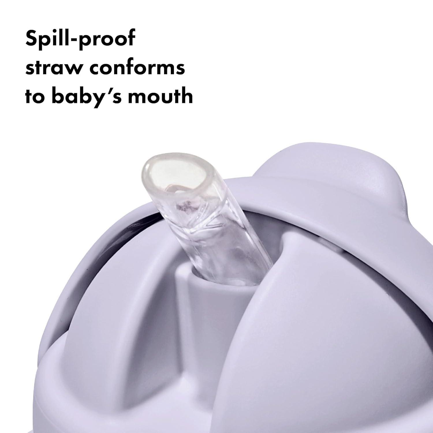 imageOXO Tot Transitions Straw Cup With Removable Handles 6 oz LilacLilac