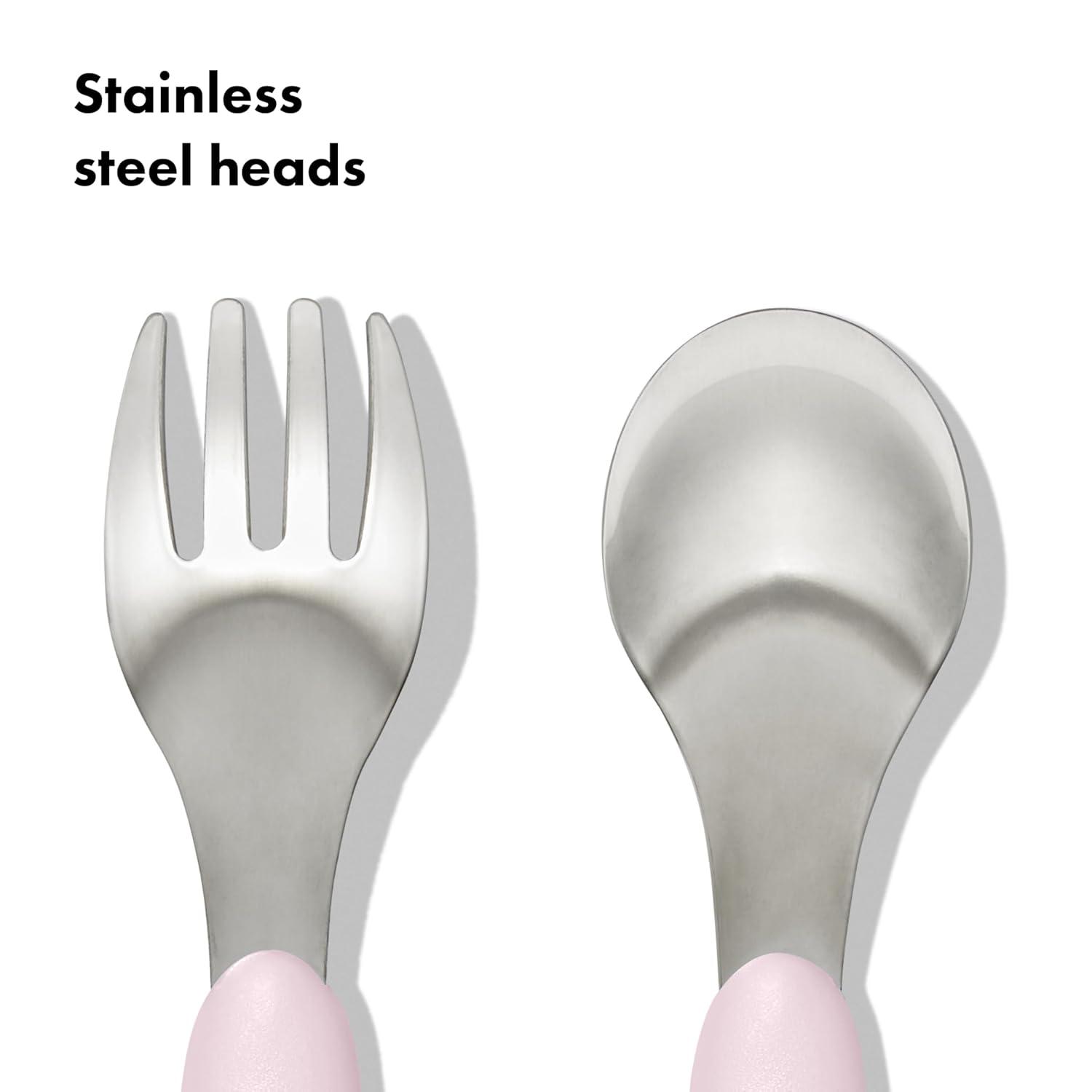 imageOXO Tot Fork and Spoon Set BlossomBlossom