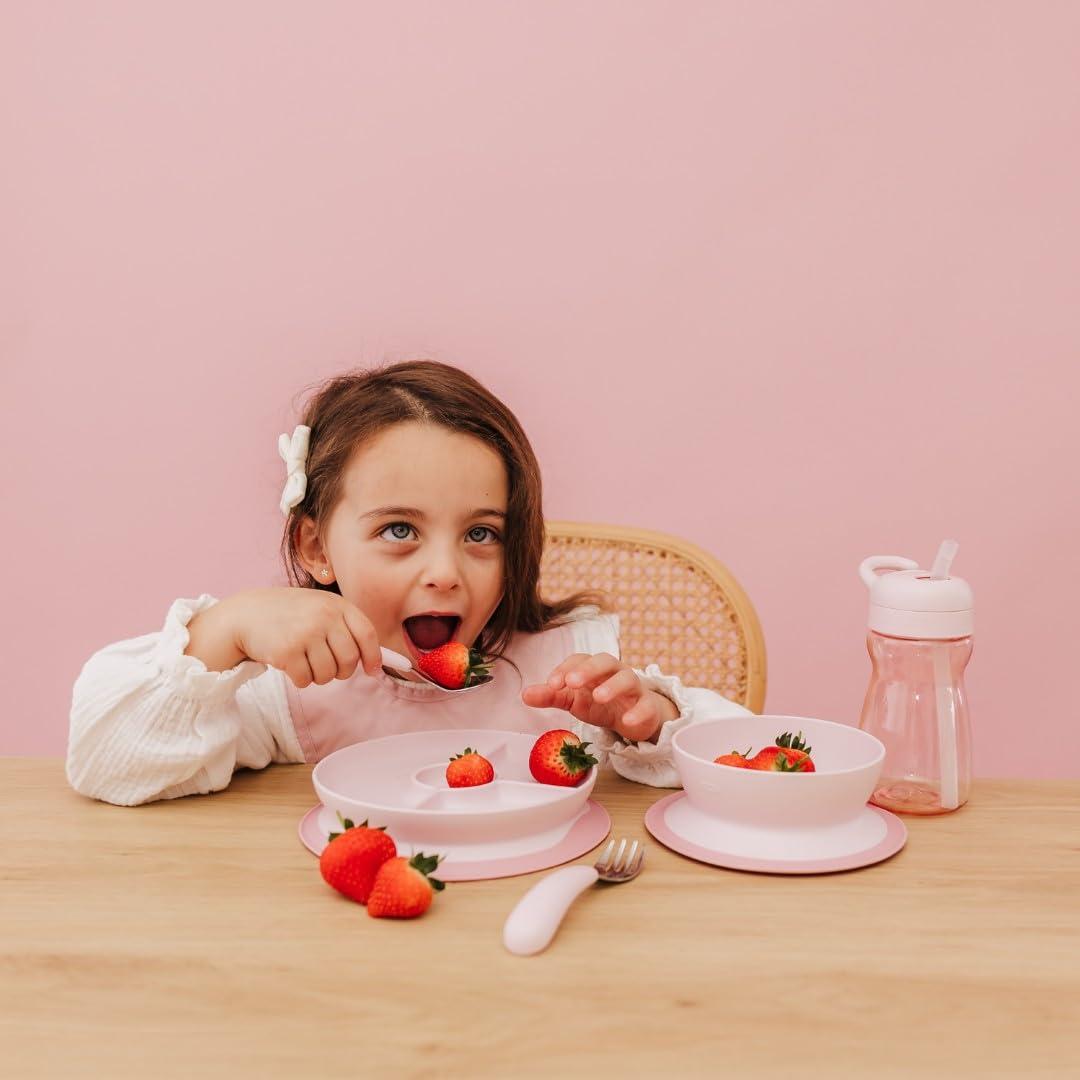 imageOXO Tot OnTheGo Fork and Spoon Set LilacBlossom