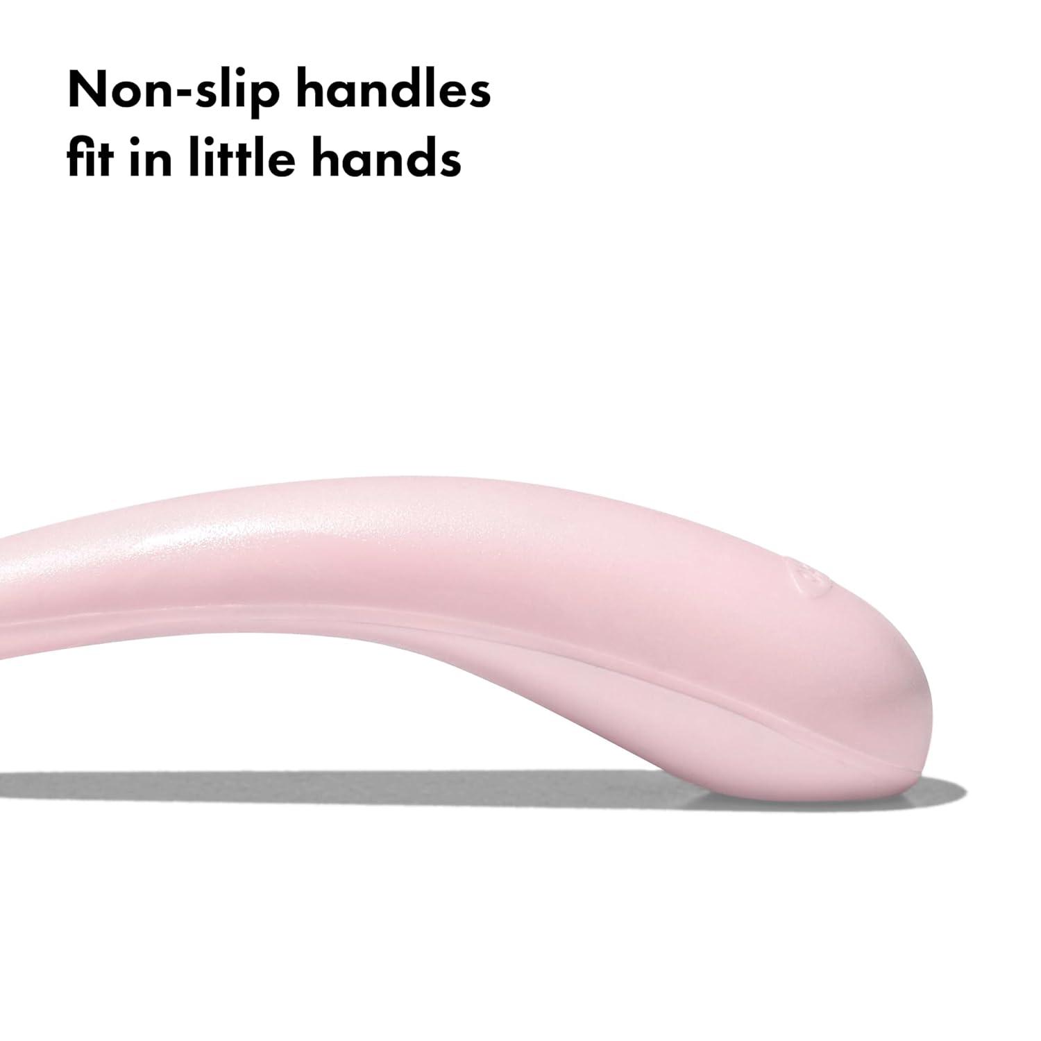 imageOXO Tot OnTheGo Fork and Spoon Set LilacBlossom