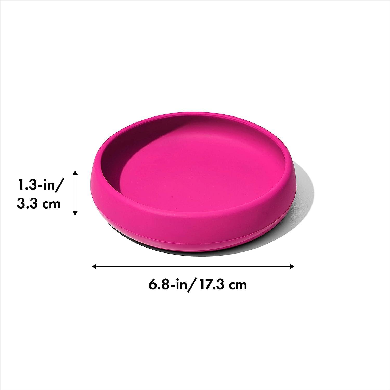 imageOXO Tot Silicone Plate TealPink