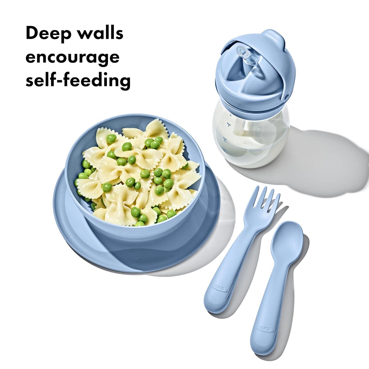 imageOXO Tot Stick and Stay Suction Bowl BlossomDusk