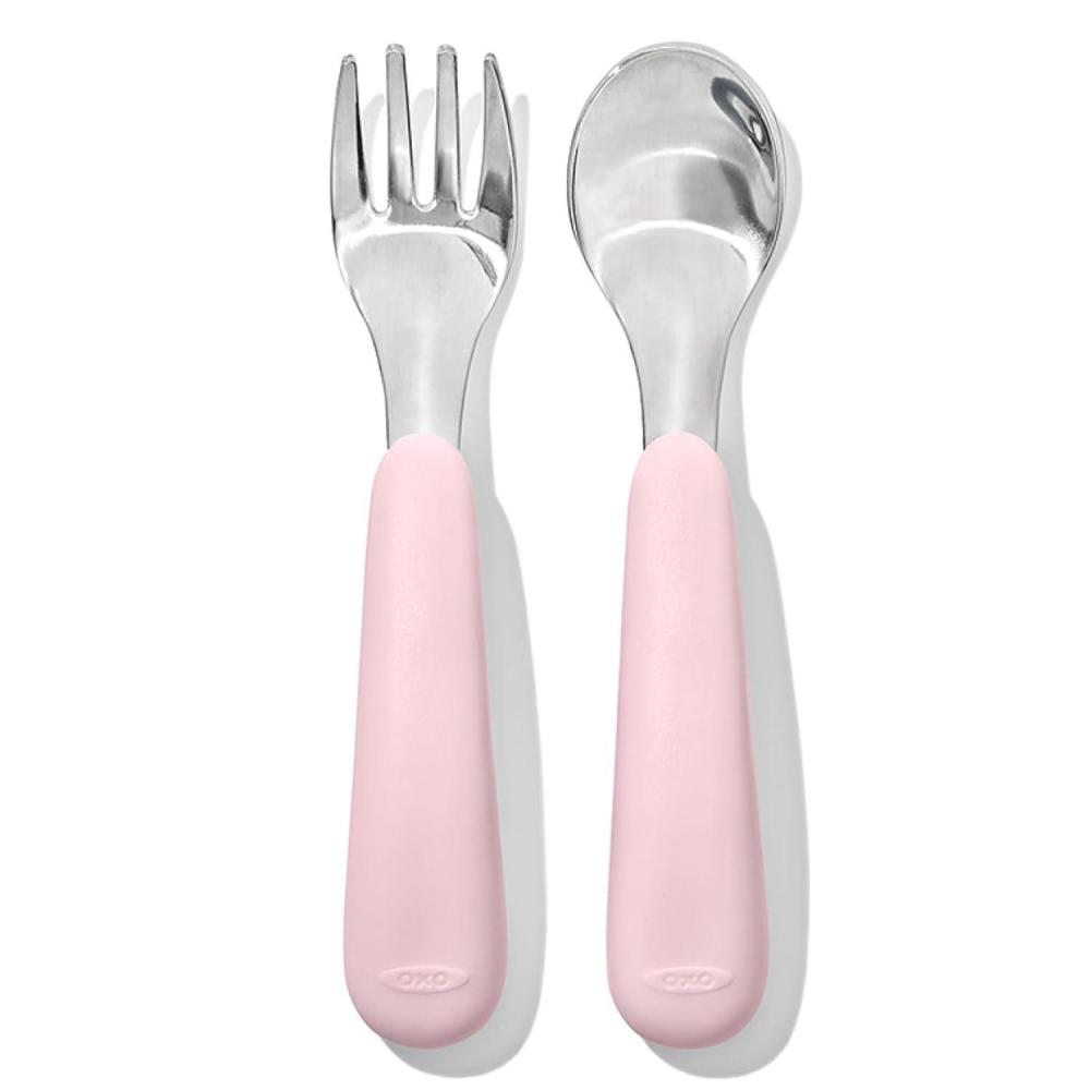 imageOXO Tot Fork and Spoon Set  BlossomBlossom