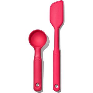 OXO Good Grips Medium Silicone Cookie Scoop & Small Spatula Set​